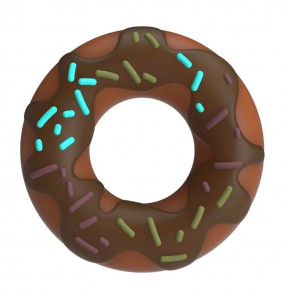 PRETTY LOVE - Choco Super Donut Cock Ring (Brown)